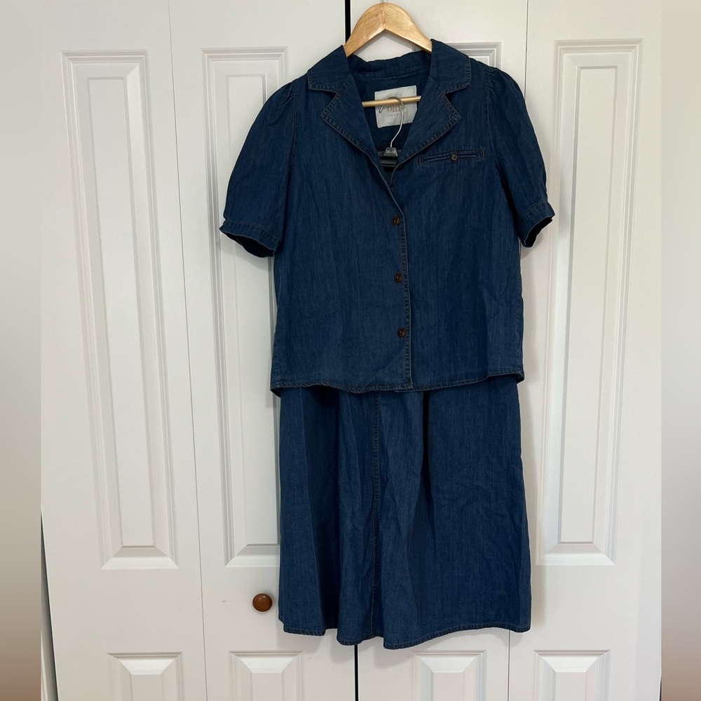 Denim Set Skirt - image 2